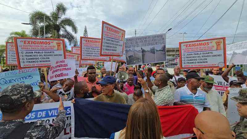 marcha en villa mella